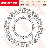 Trw Brake Rotor Fix Wave L/R