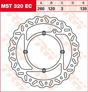 Trw Brake Rotor Fix Wave L/R
