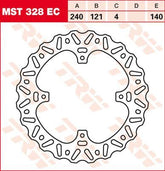 Trw Brake Rotor Fix Wave L/R
