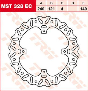 Trw Brake Rotor Fix Wave L/R