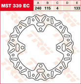 Trw Brake Rotor Fix Wave L/R