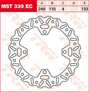 Trw Brake Rotor Fix Wave L/R