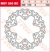 Trw Brake Rotor Fix Wave L/R