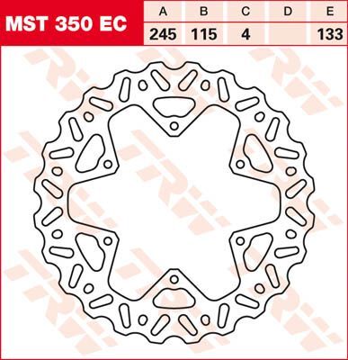 Trw Brake Rotor Fix Wave L/R