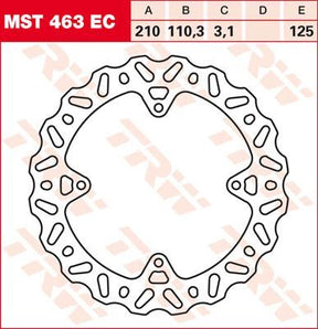 Trw Brake Rotor Fix Wave L/R