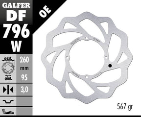 Galfer Brake Disc Fixed Wave