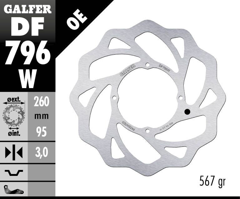 Galfer Brake Disc Fixed Wave