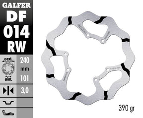 Galfer Brake Disc Fixed Wave Grooved