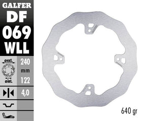 Galfer Brake Disc Fixed Wave Solid