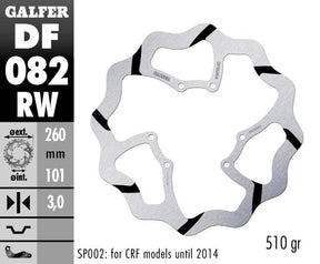 Galfer Brake Disc Fixed Wave Grooved