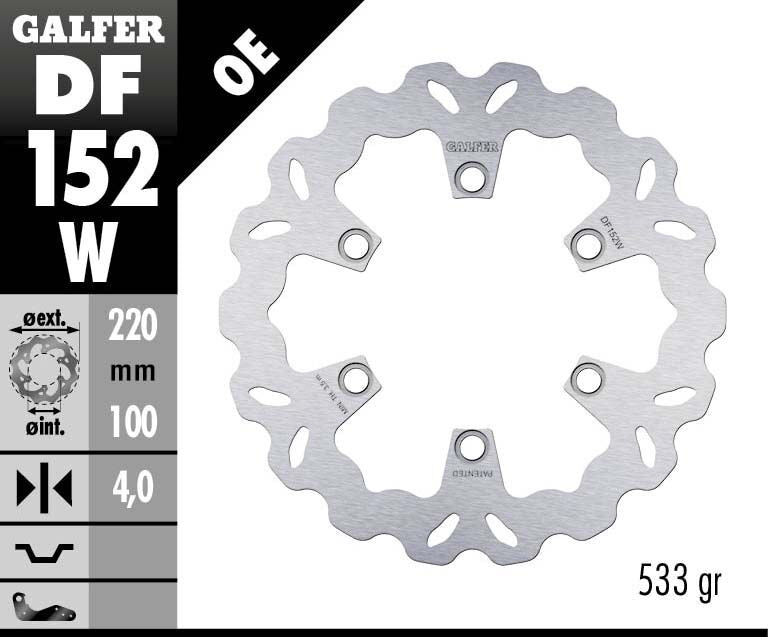 Galfer Brake Disc Fixed Wave