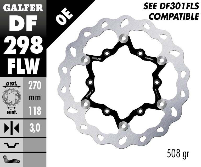Galfer Brake Disc Float Wave