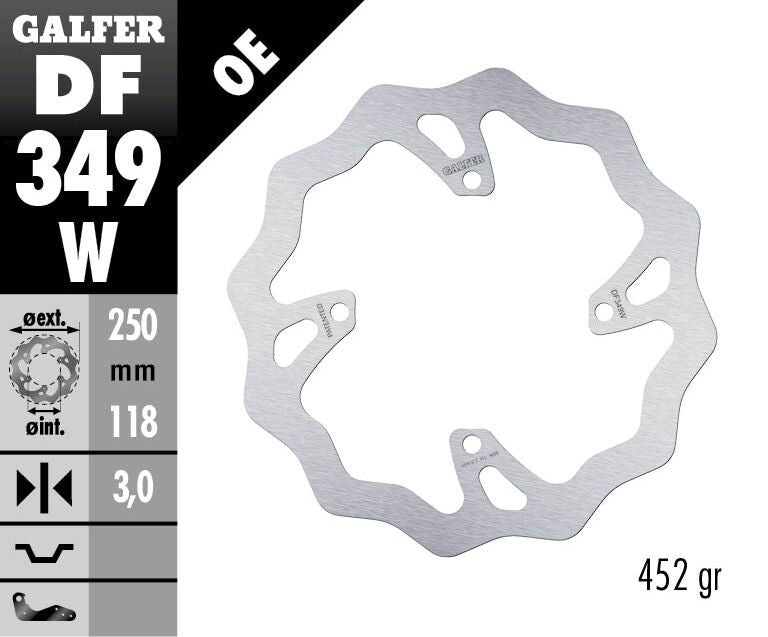 Galfer Brake Disc Fixed Wave