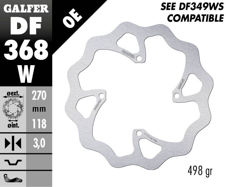 Galfer Brake Disc Fixed Wave