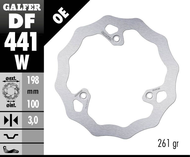 Galfer Brake Disc Fixed Wave