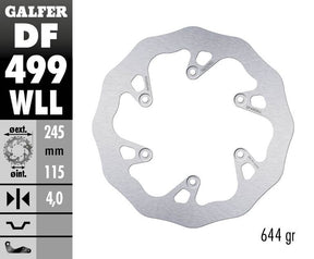 Galfer Brake Disc Fixed Wave Solid
