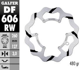 Galfer Brake Disc Fixed Wave Grooved