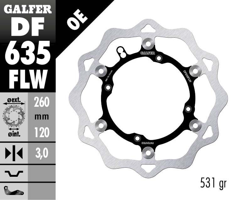 Galfer Brake Disc Float Wave