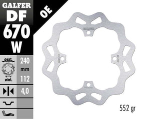 Galfer Brake Disc Fixed Wave