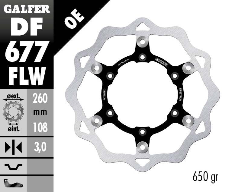 Galfer Brake Disc Float Wave