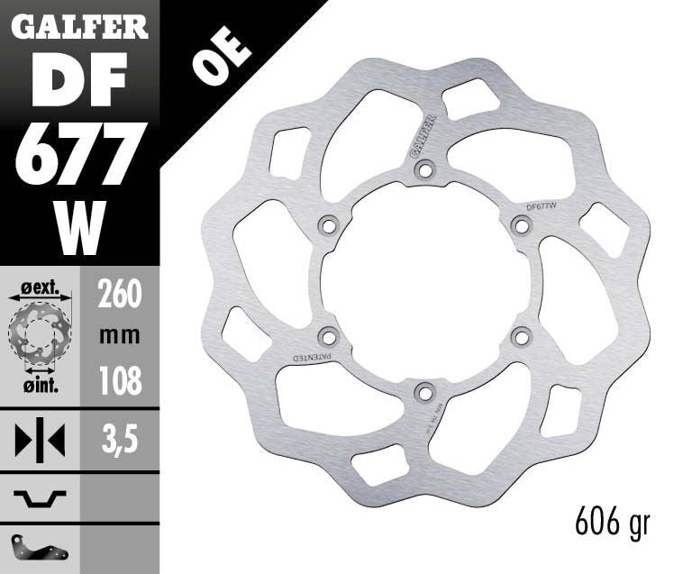 Galfer Brake Disc Fixed Wave