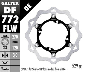 Galfer Brake Disc Float Wave