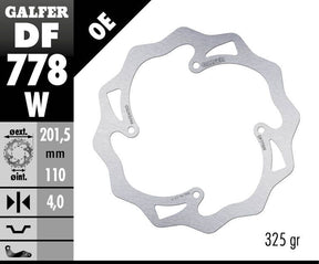 Galfer Brake Disc Fixed Wave