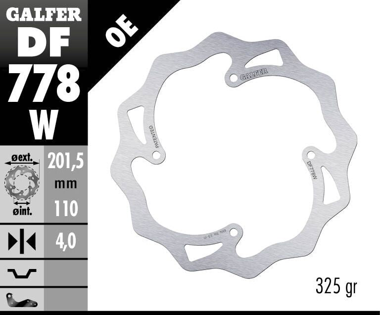 Galfer Brake Disc Fixed Wave