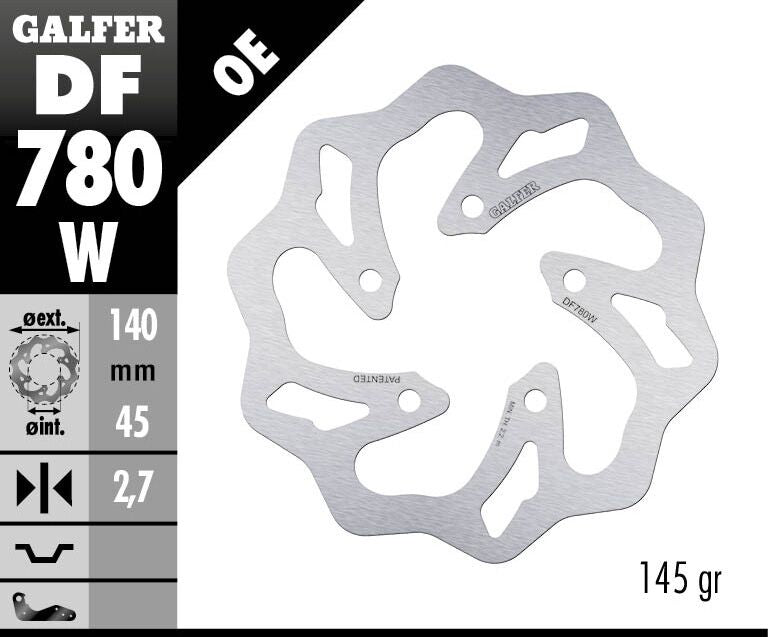 Galfer Brake Disc Fixed Wave