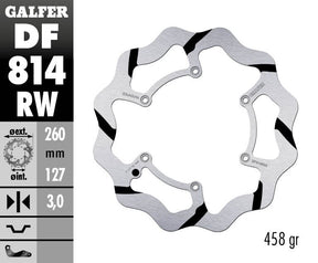 Galfer Brake Disc Fixed Wave Grooved