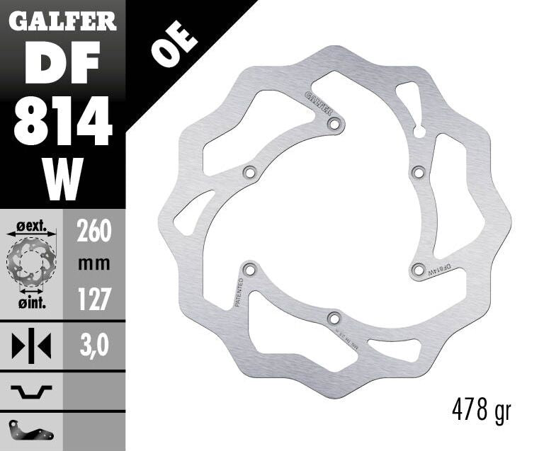 Galfer Brake Disc Fixed Wave
