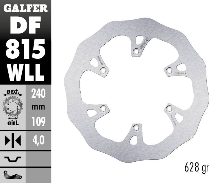 Galfer Brake Disc Fixed Wave Solid