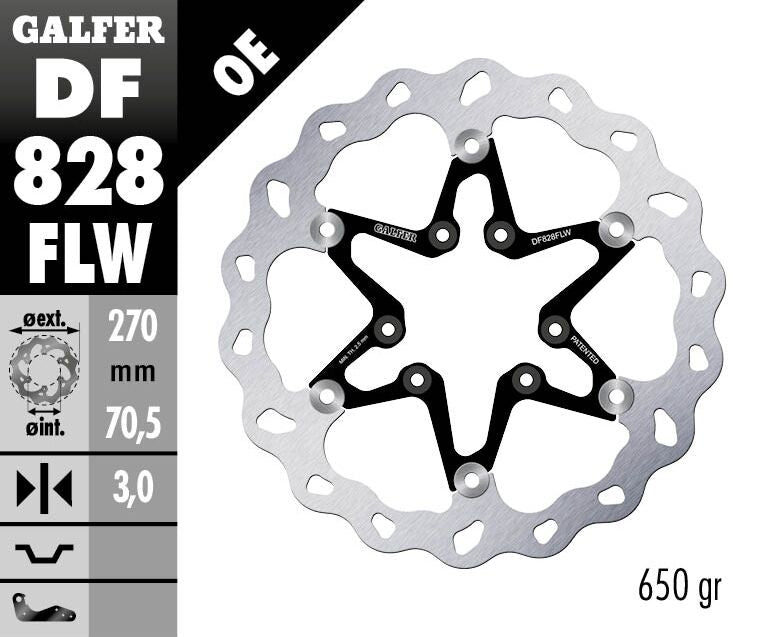 Galfer Brake Disc Float Wave