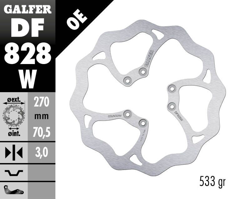 Galfer Brake Disc Fixed Wave