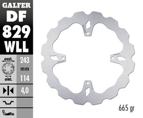 Galfer Brake Disc Fixed Wave Solid
