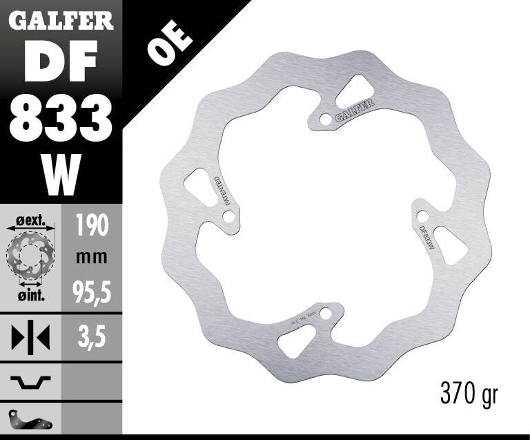 Galfer Brake Disc Fixed Wave