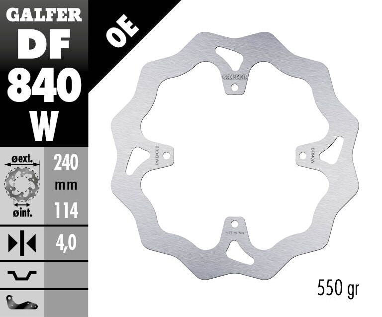 Galfer Brake Disc Fixed Wave