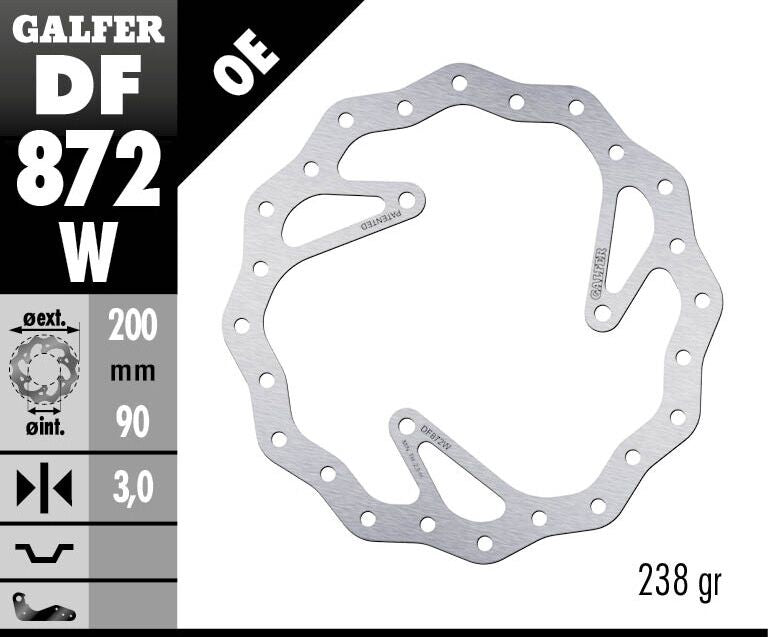 Galfer Brake Disc Fixed Wave