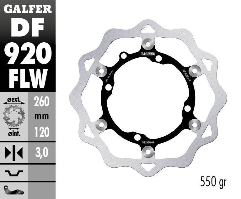 Galfer Brake Disc Float Wave