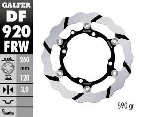 Galfer Brake Disc Float Wave Grooved