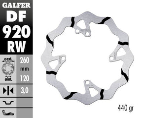 Galfer Brake Disc Fixed Wave Grooved