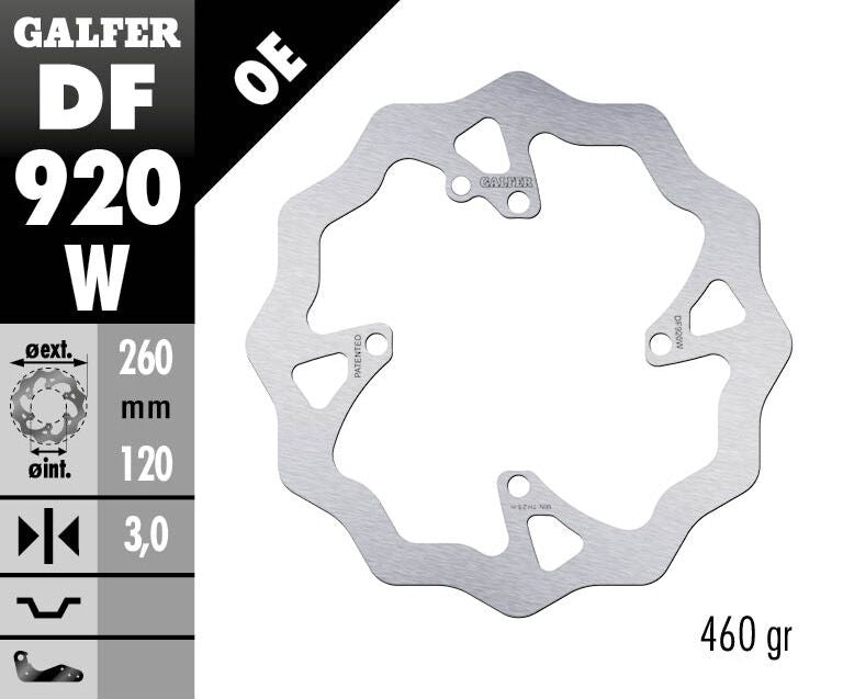 Galfer Brake Disc Fixed Wave
