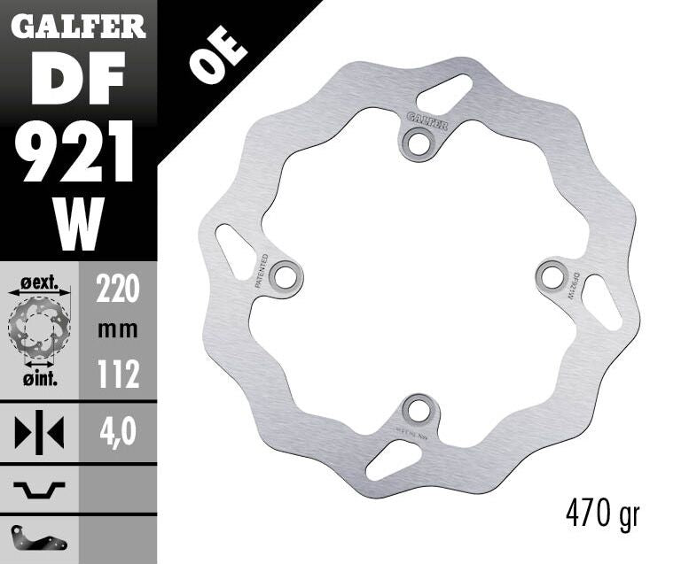 Galfer Brake Disc Fixed Wave