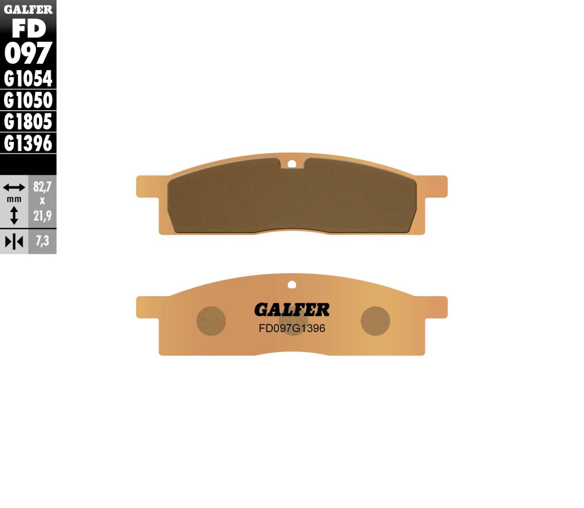 Galfer Brake Pad Sintered Off Road