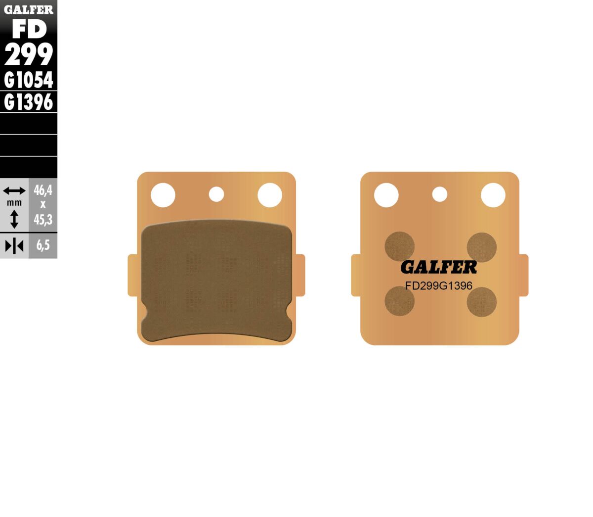 Galfer Brake Pad Sintered Off Road