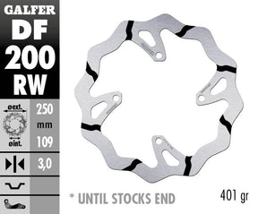 Galfer Brake Disc Wave Fixed Grooved