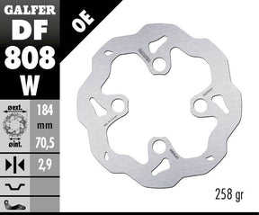 Galfer Brake Disc Wave Fixed