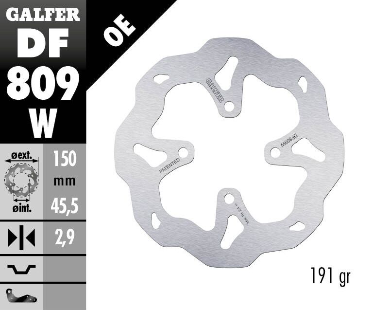 Galfer Brake Disc Wave Fixed