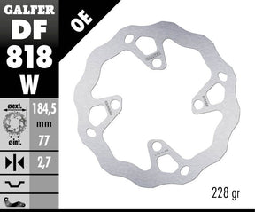 Galfer Brake Disc Wave Fixed