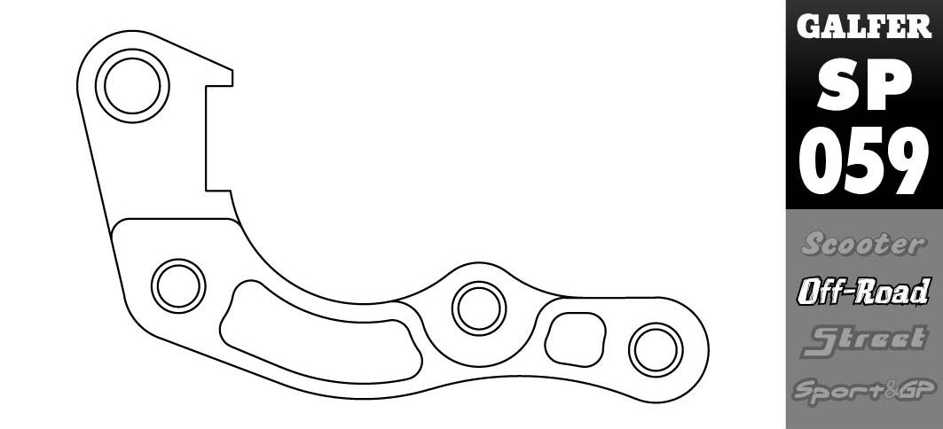 Galfer Brake Caliper Adaptor